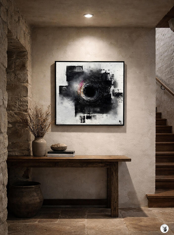 Décoration d'intérieure " Média " - 60X60 cm.